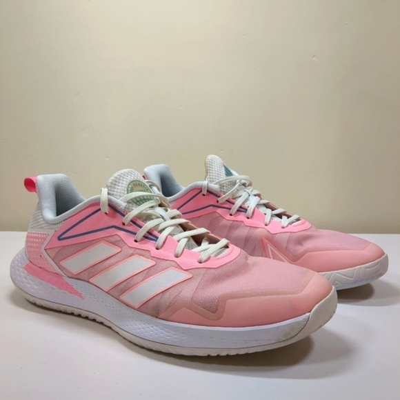 adidas Shoes - Adidas women's defiant speed, pink/ white shoes, size 10